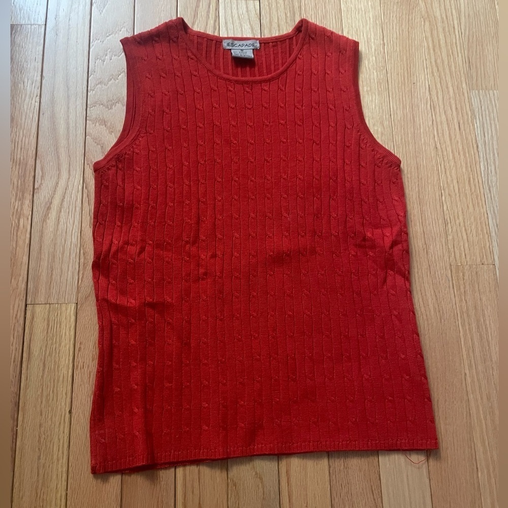 Escapade Red Sweater Best Size Medium